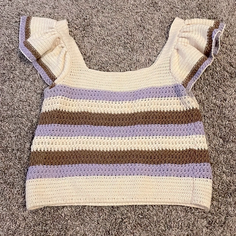 WOMENS CROCHET TOP